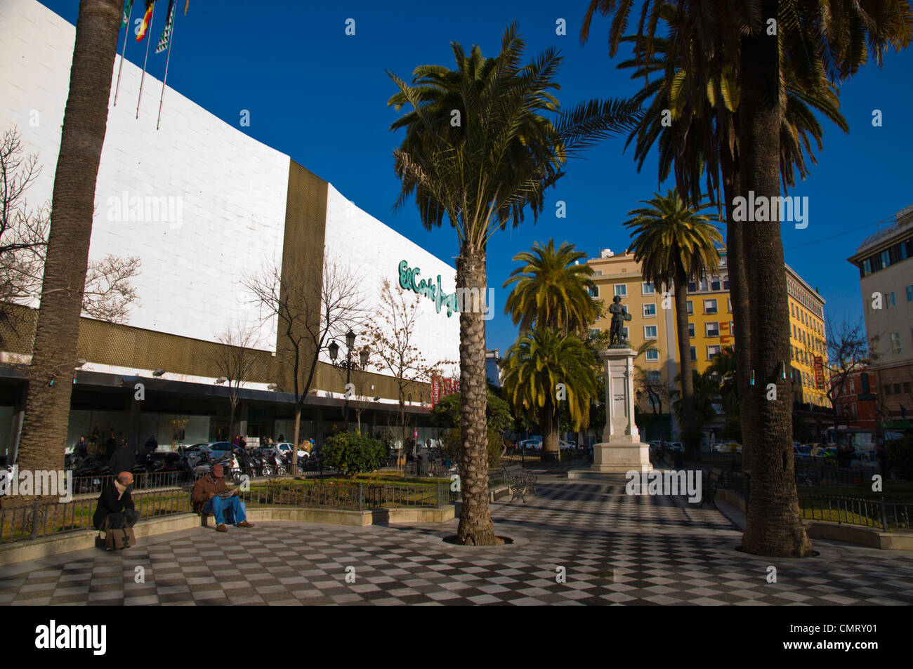Plaza del Duque de la Victoria square central Seville Andalusia Spain Stock Photo