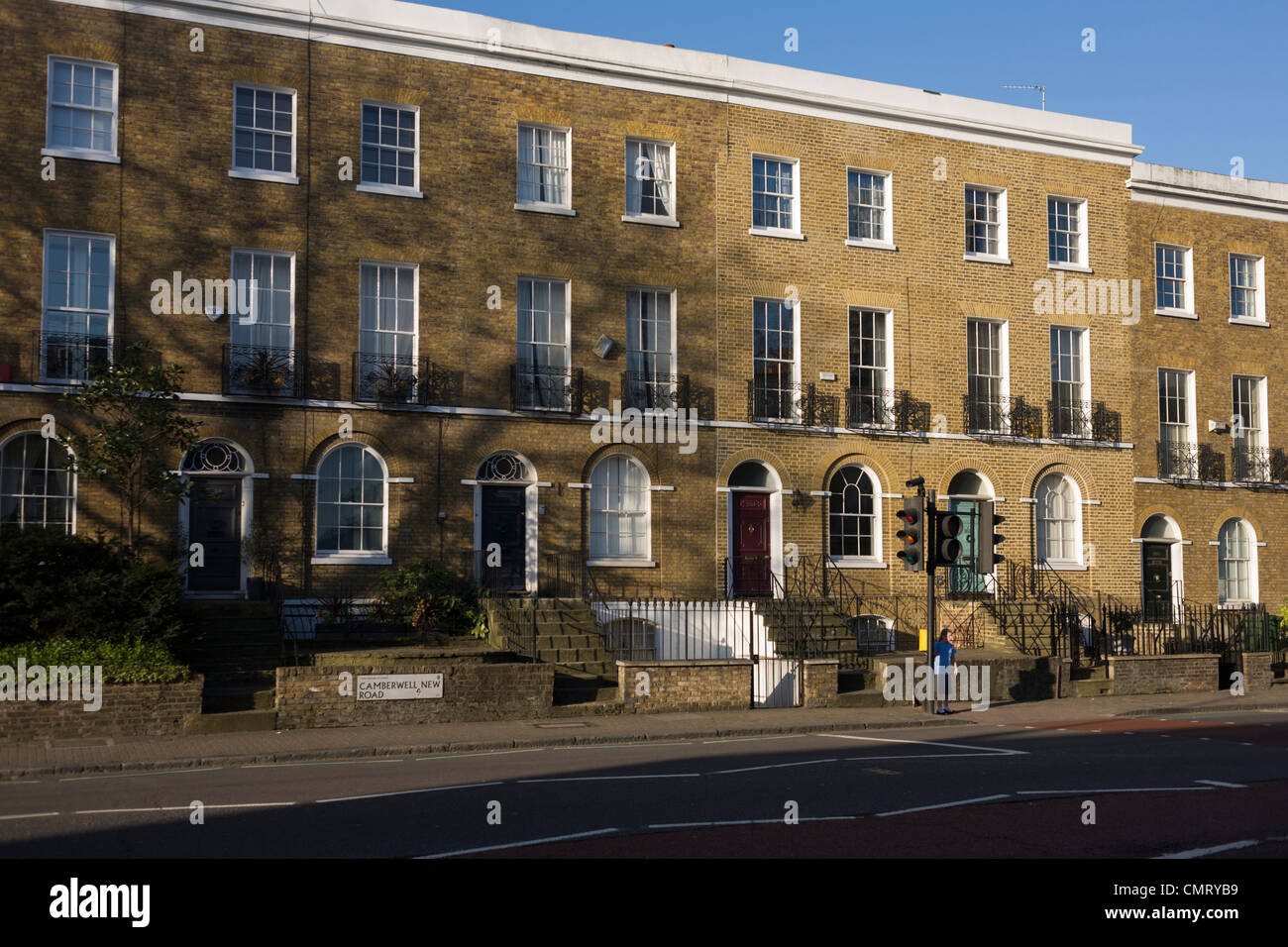 South London Georgian housing on the Camberwell regency Stock Photo - Alamy