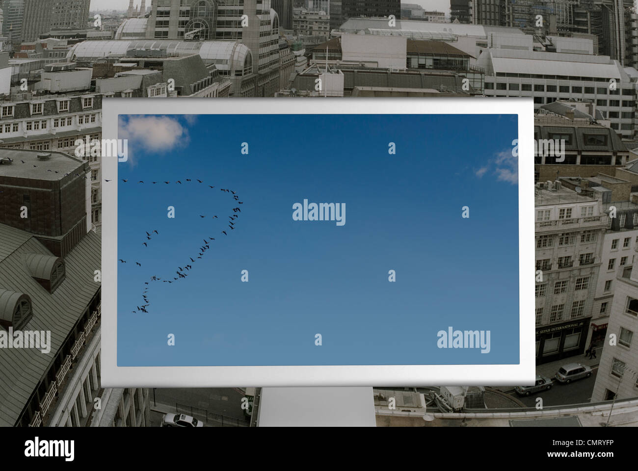 A new approach with new ideas and blue sky thinking Stock Photo Alamy