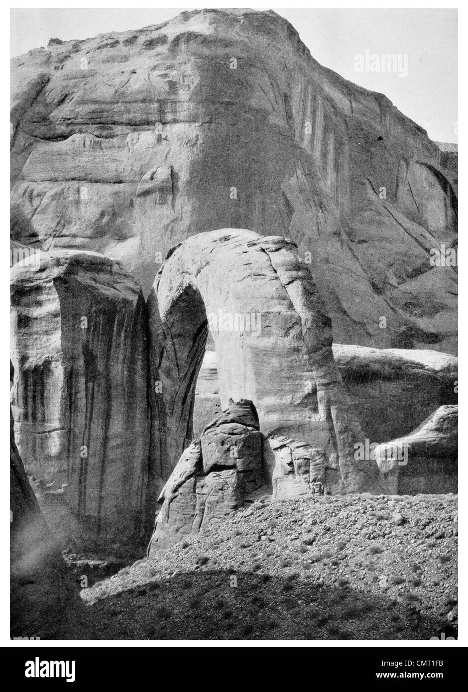 1924 Rainbow Natural Bridge Monument Valley USA Stock Photo