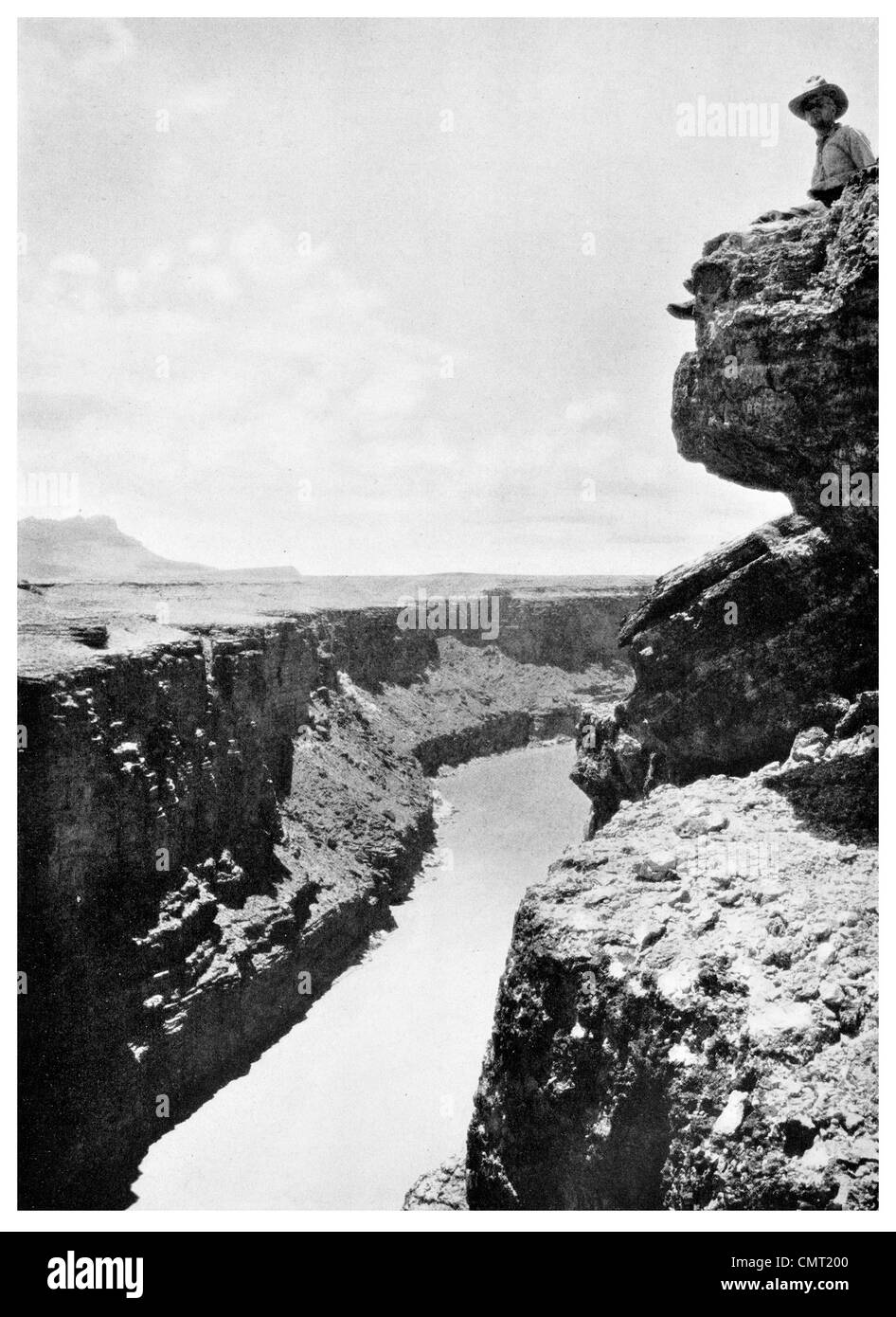 1924 Colorado River near Marble Canyon Stock Photo