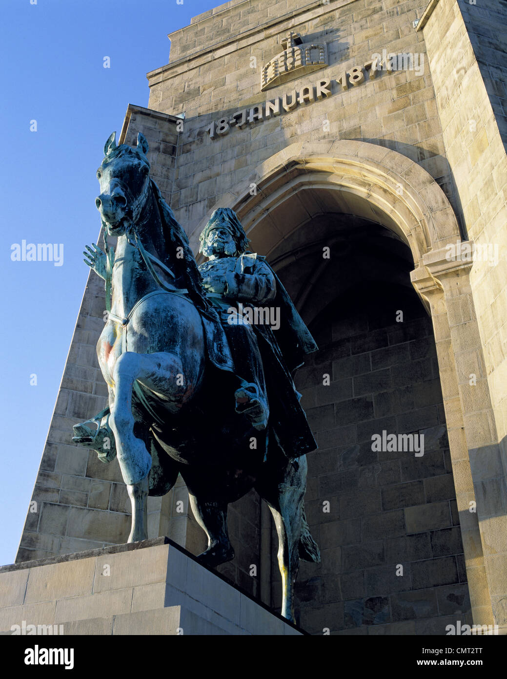 Kaiser-Wilhelm-Denkmal in Dortmund-Syburg, Ruhrgebiet, Nordrhein-Westfalen Stock Photo