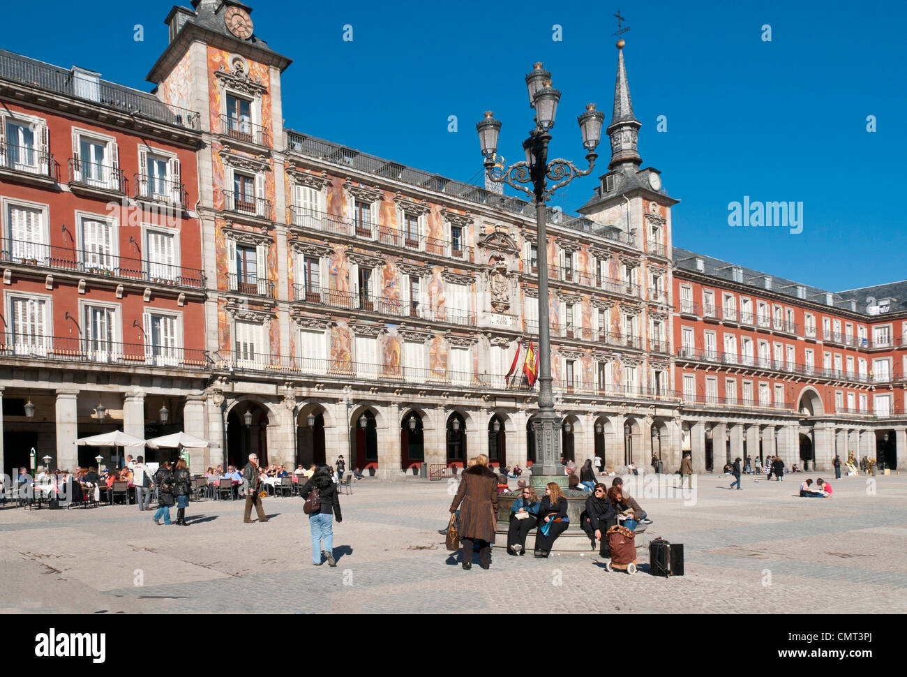 Casa de la Panaderia building on Plaza Mayor, Madrid, Spain Stock Photo