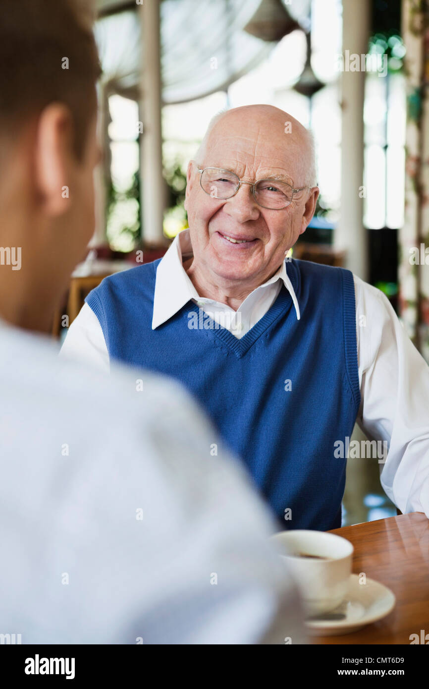 Happy family senior man young hi-res stock photography and images - Alamy