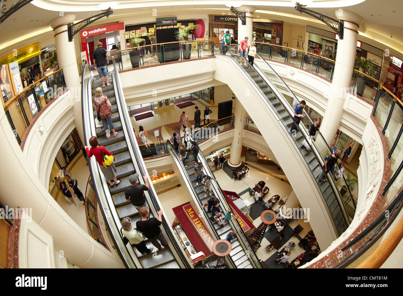Meridian Shopping Mall, Dunedin, South Island, New Zealand Stock Photo