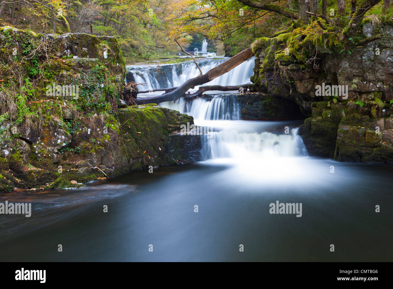 Horseshoe Falls, Sgwd y Bedol Neath Valley , Brecon Beacons National