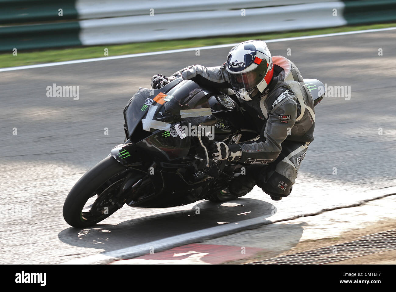 Motorcycle riding Stock Photo