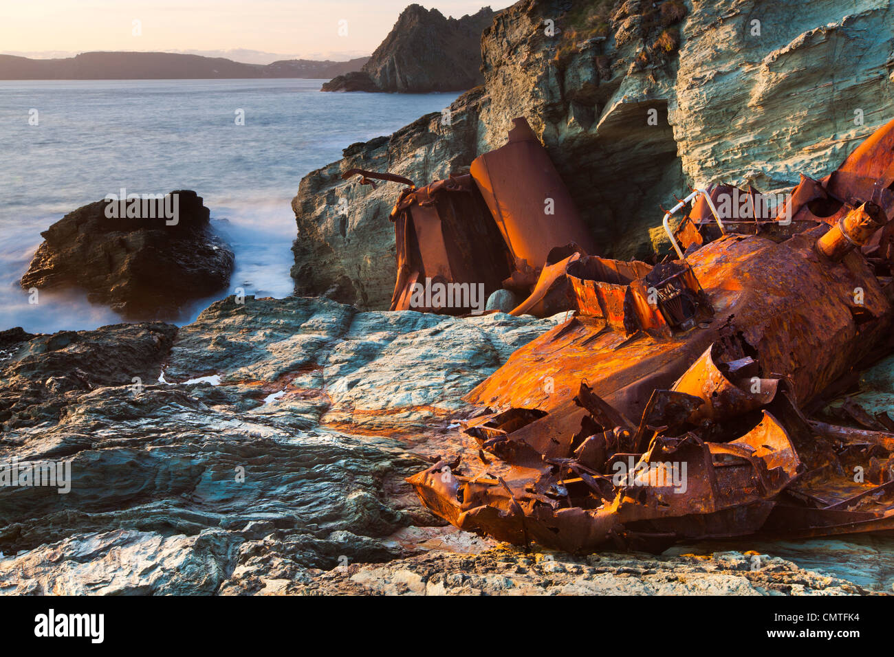 Prawl Point Wreck Rusting Remains of the wreck