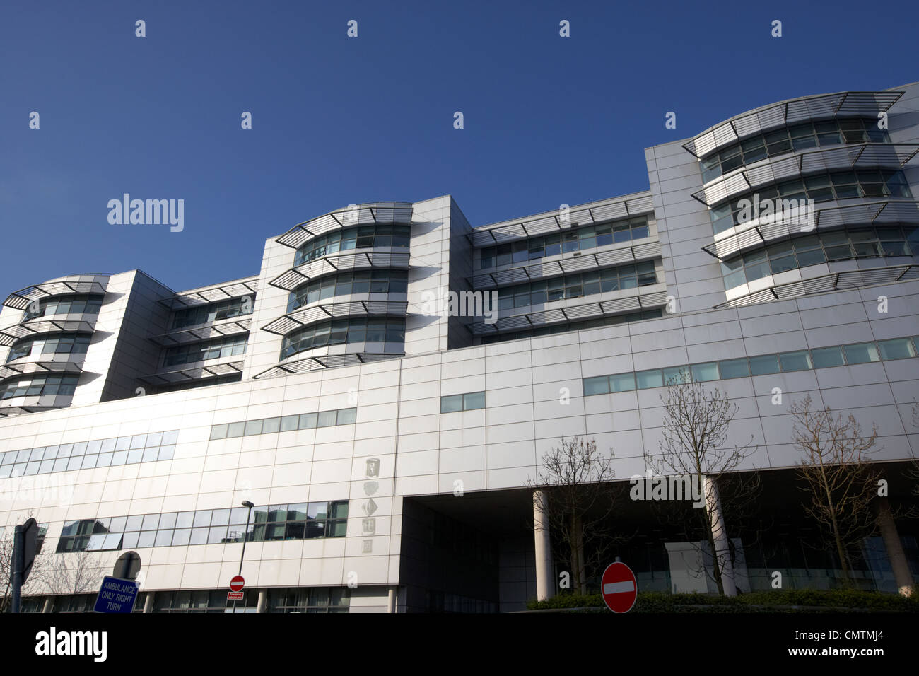 entrance to the royal victoria hospital west belfast northern ireland