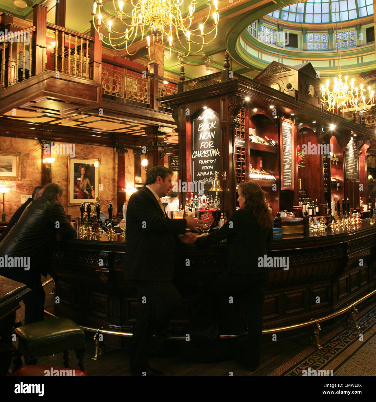 London, UK November 04, 2010 Inside view of a public house, known as