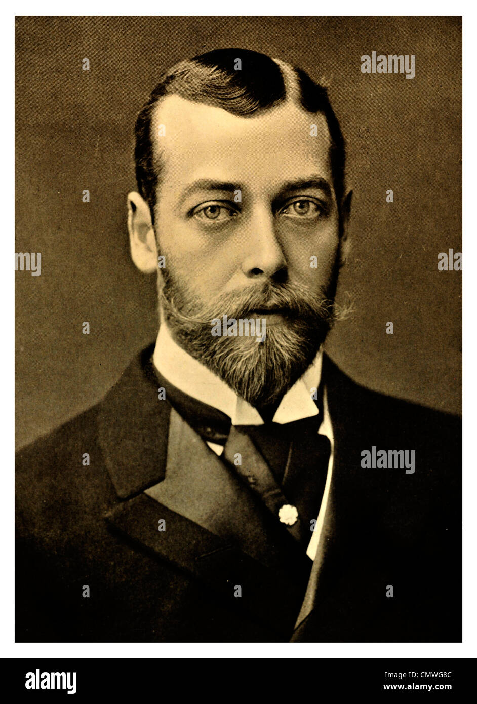 1903 HRH Prince of Wales George V 5th Frederick Ernest Albert 1865 - 1936 Stock Photo
