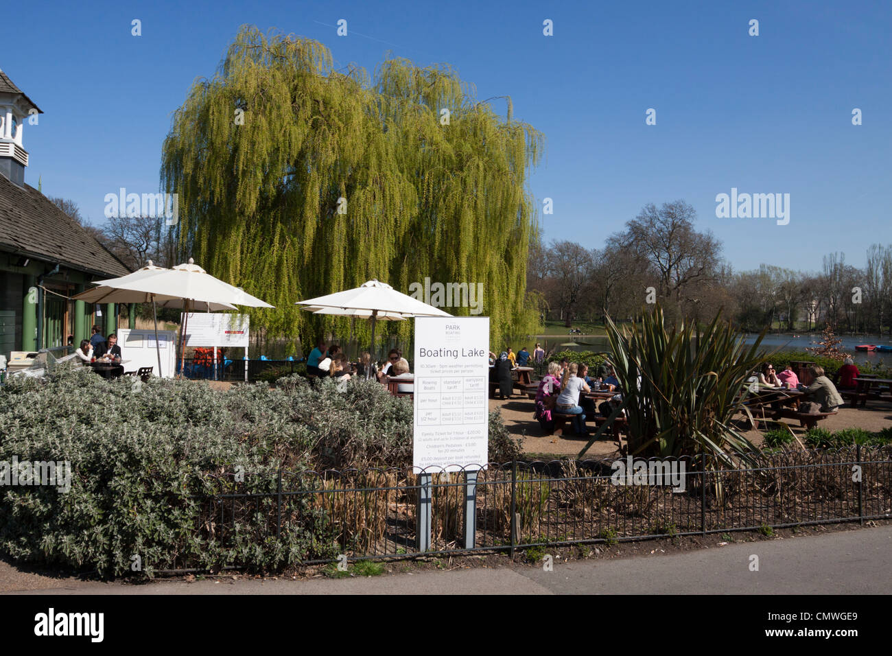 Regents park cafe hires stock photography and images Alamy