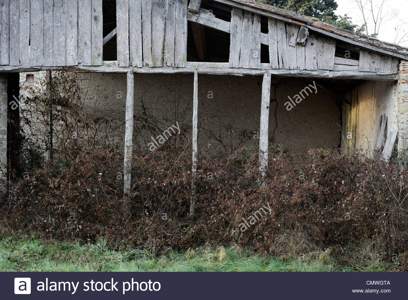 Inside Abandoned Barn Stock Photos Inside Abandoned Barn Stock