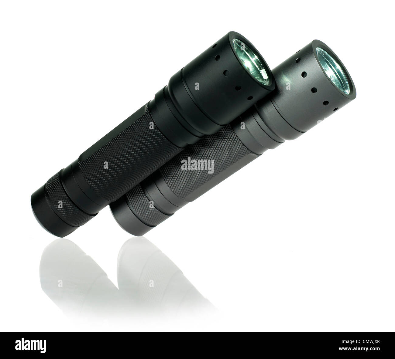 Two torches Stock Photo