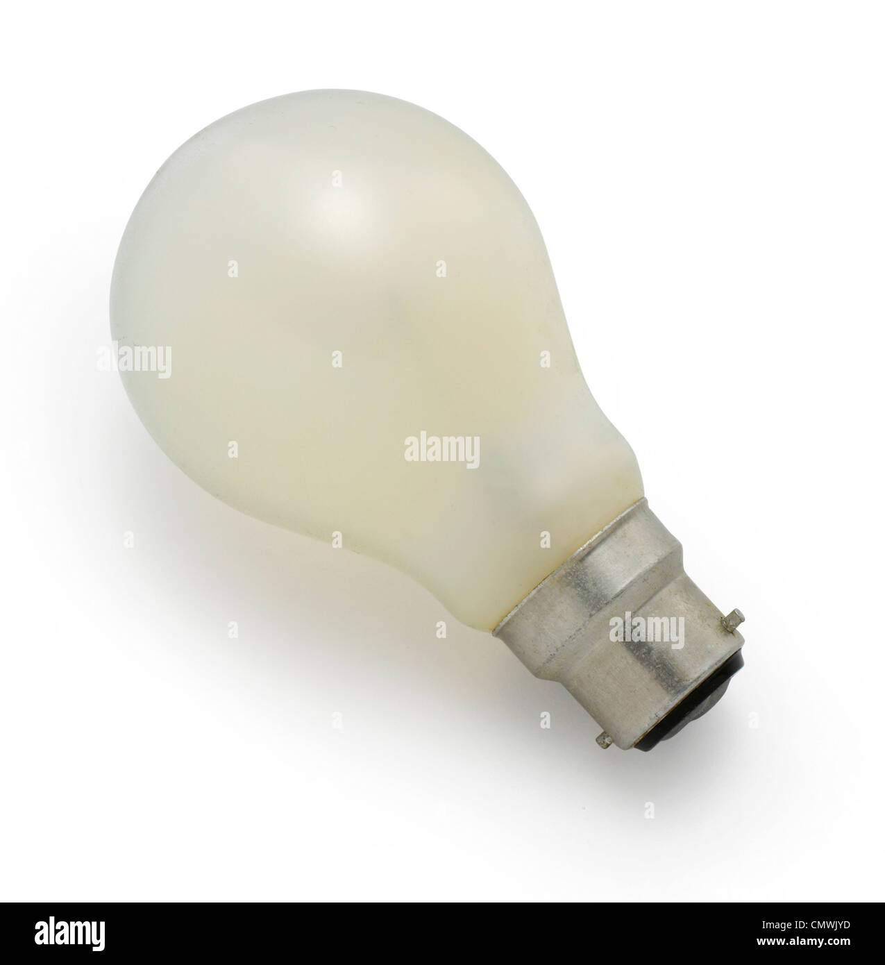 Single light bulb Stock Photo