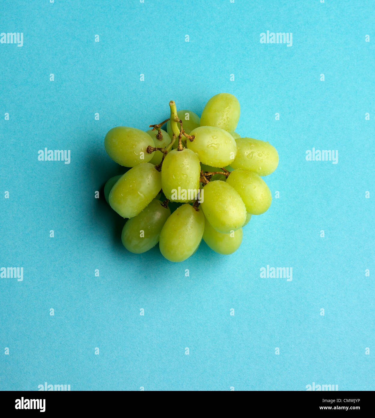 Bunch of green grapes Stock Photo Alamy