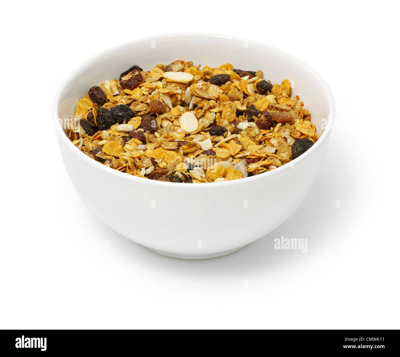 one bowl of muesli cereal Stock Photo Alamy