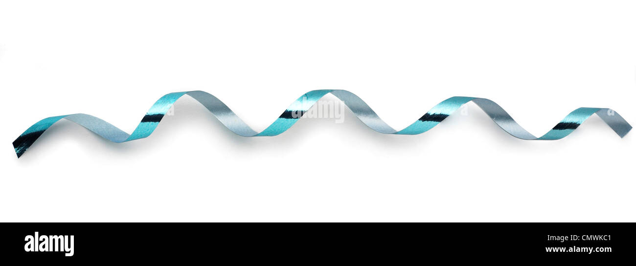 One Blue Ribbon Stock Photo - Alamy