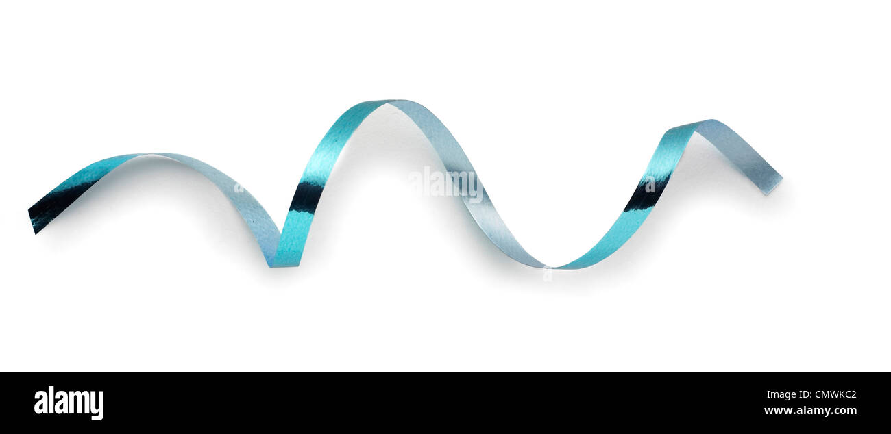 one blue ribbon Stock Photo - Alamy
