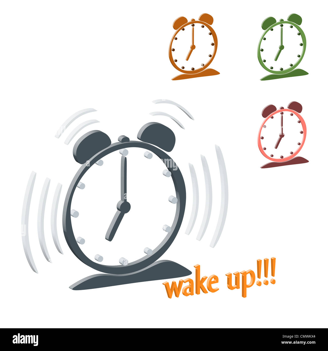 Funny alarm clocks hi-res stock photography and images - Alamy