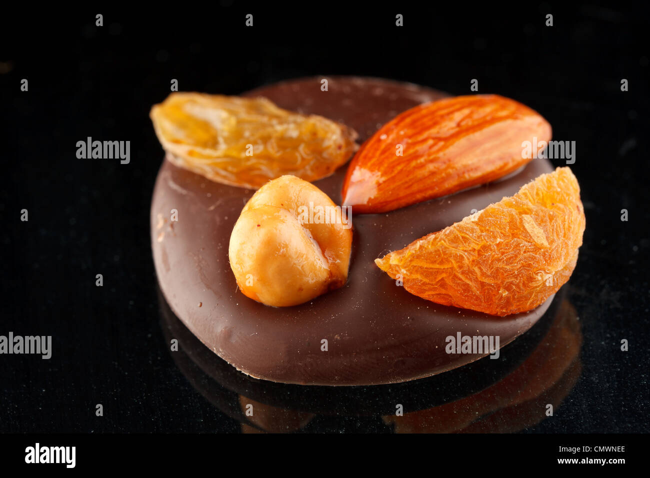 chocolate sweets with nuts Stock Photo Alamy
