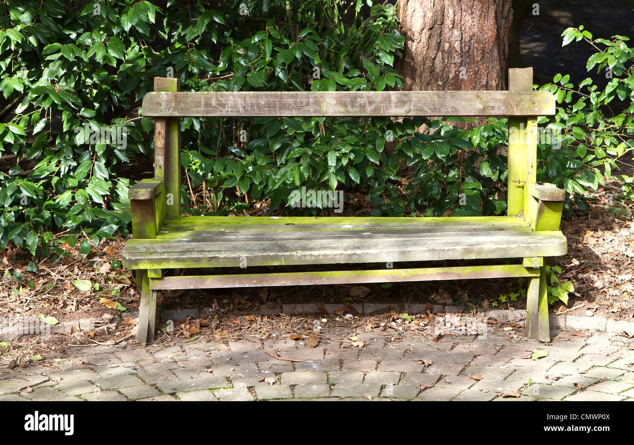 old park bench Stock Photo Alamy