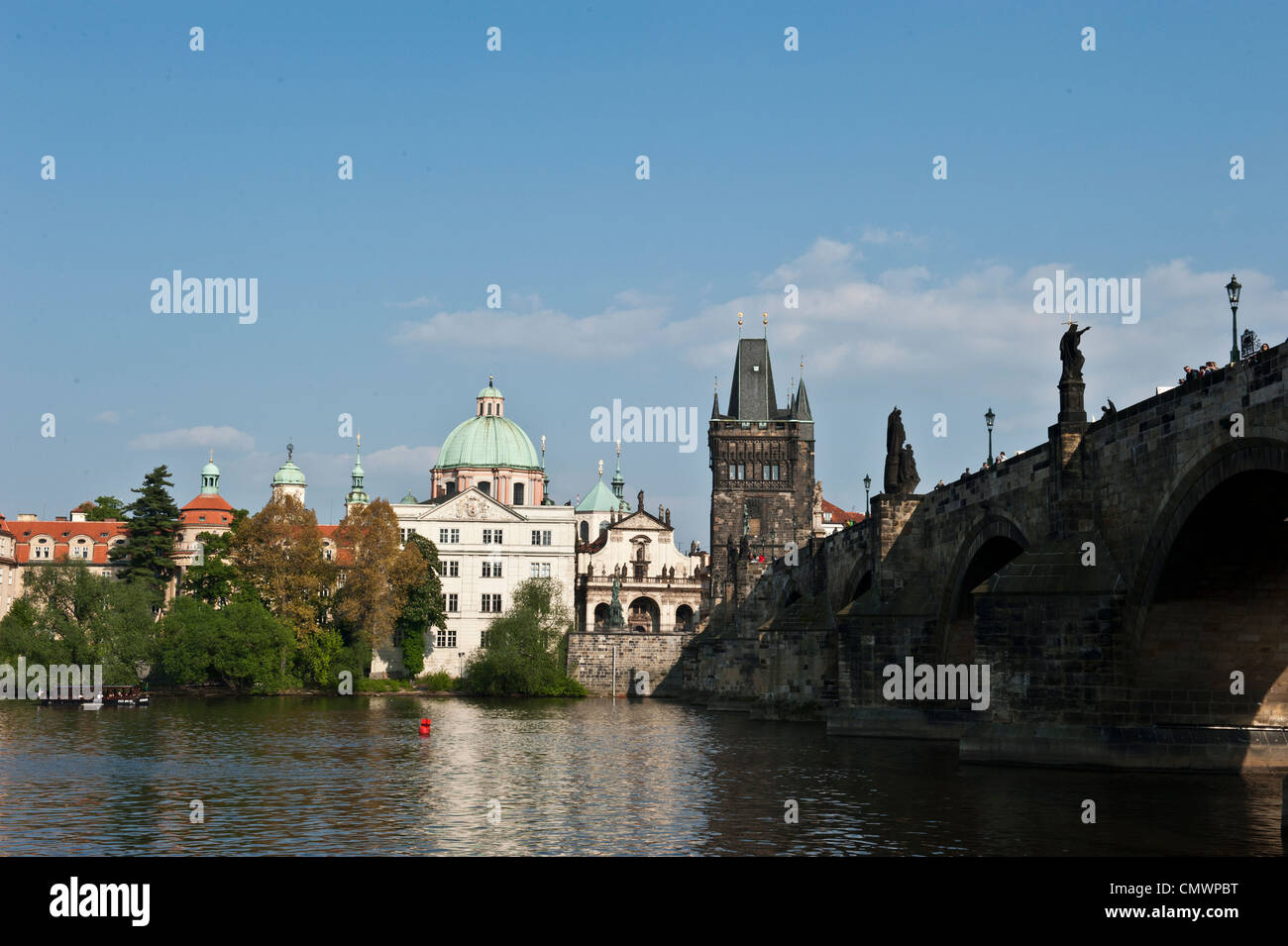 Famous Czech Republic attractions across the Charles Bridge Stock Photo Alamy