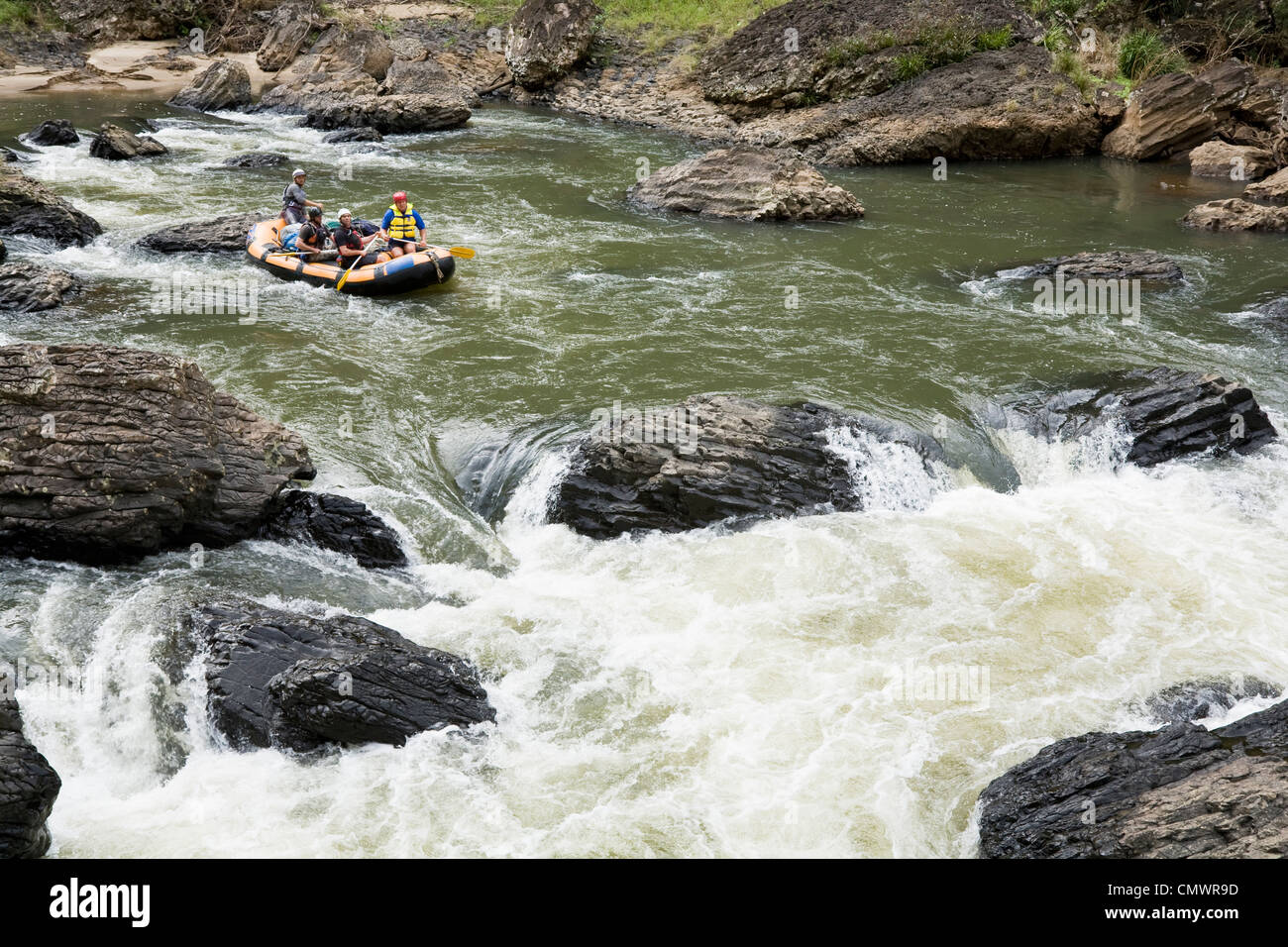 White water rafting expedition on the North Johnstone River