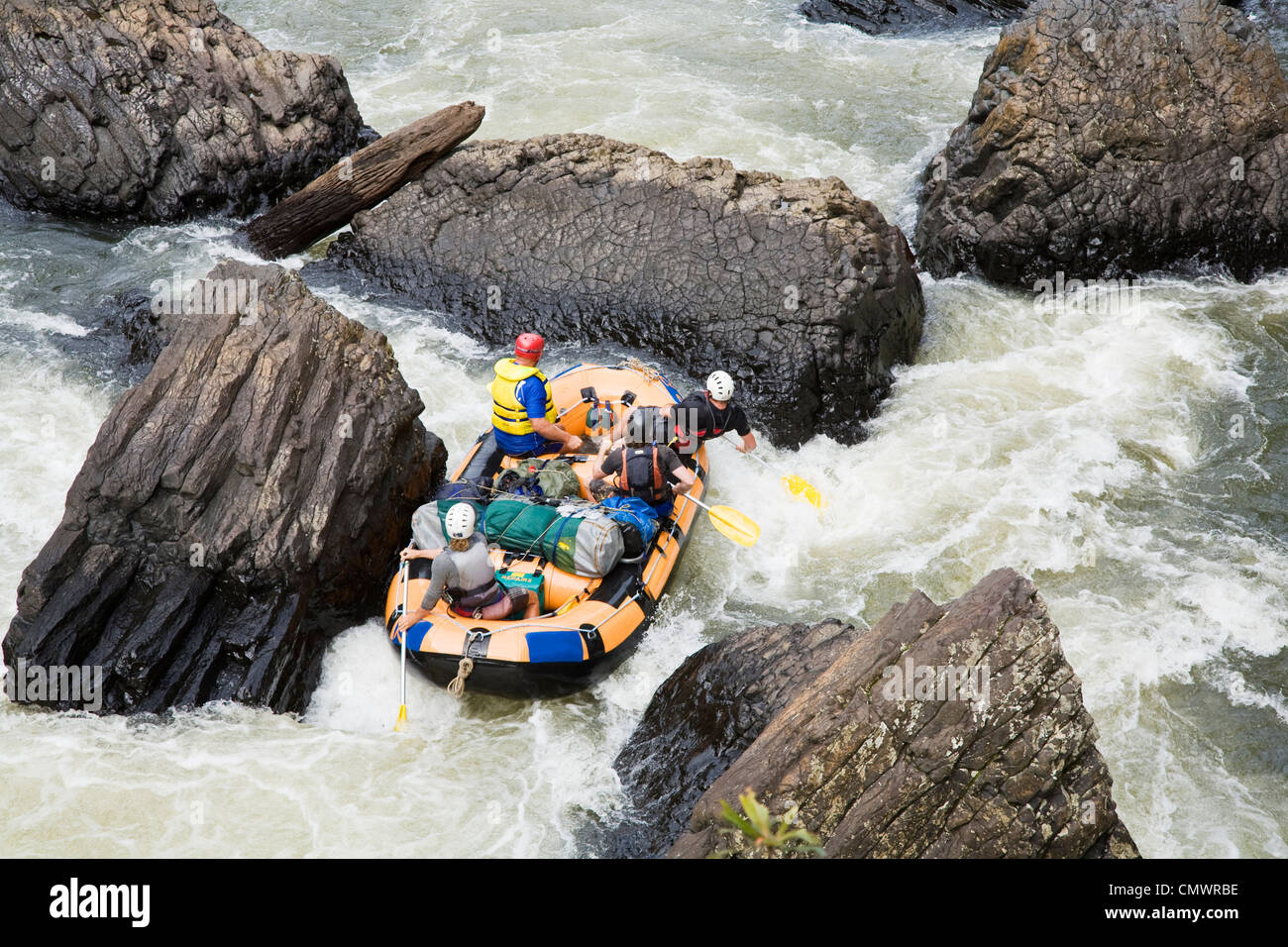 White water rafting expedition on the North Johnstone River