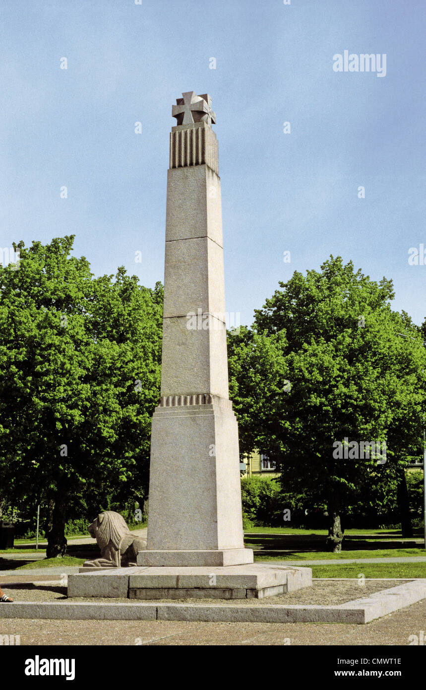 The Monument of Liberty in Hanko, Finland Stock Photo