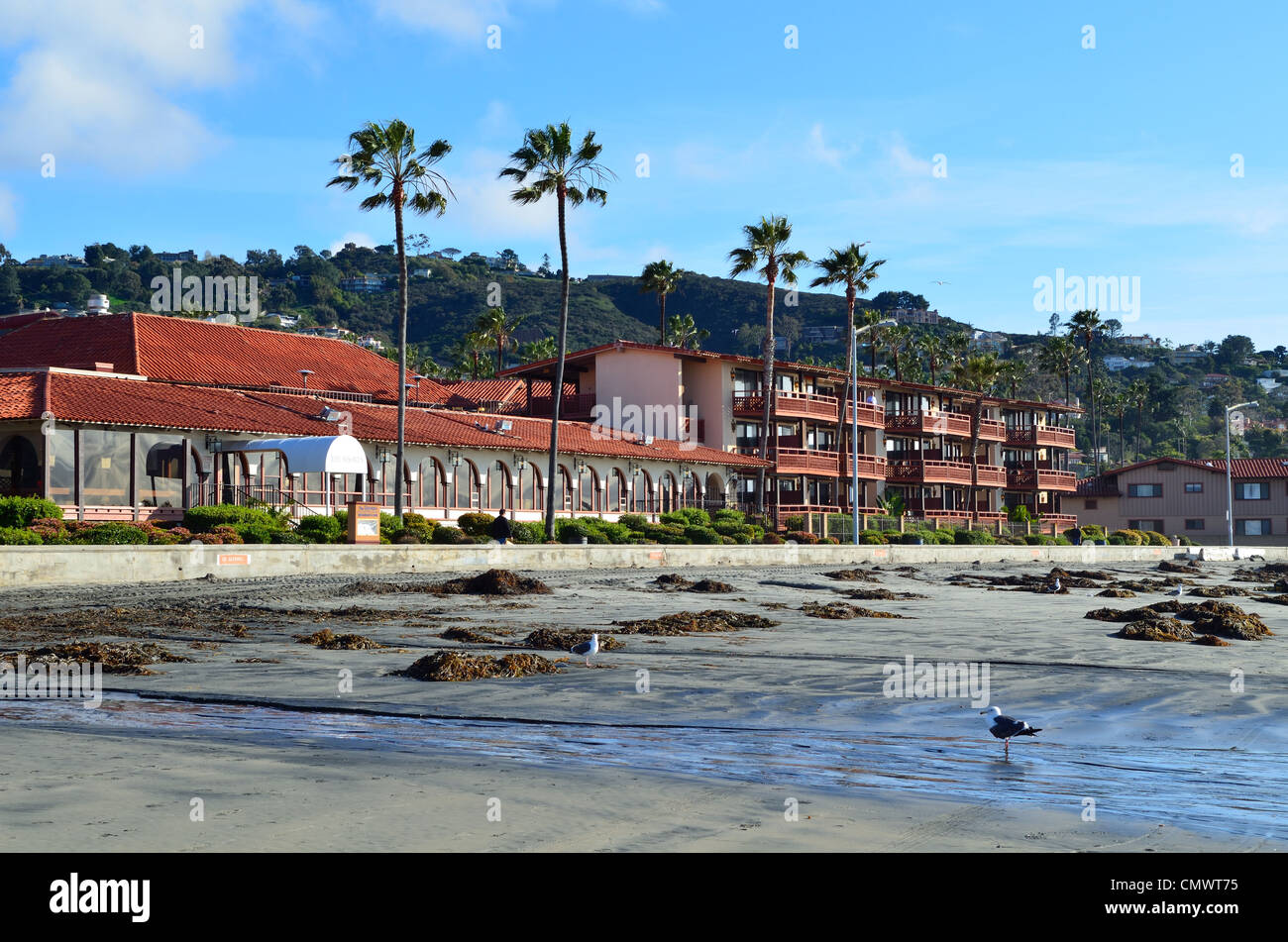 Hotel and condo along the coast. La Jolla, California, USA. Stock Photo