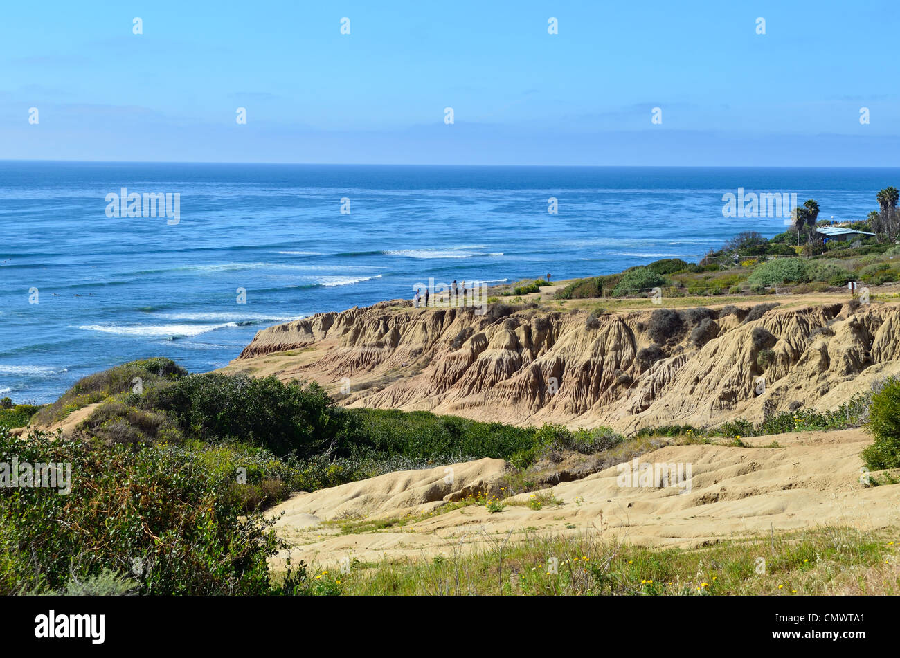 Landscape of coastal California. La Jolla, California, USA Stock Photo
