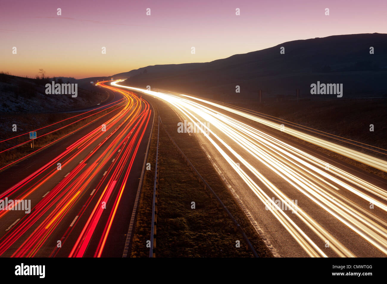 Traffic cumbria m6 motorway hi-res stock photography and images - Alamy