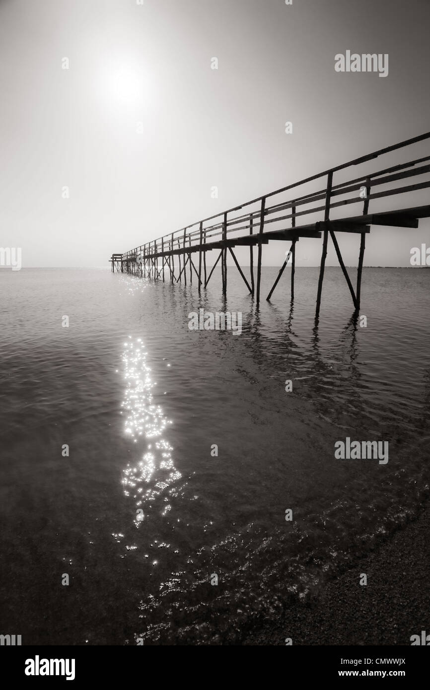Pier on Lake Winnipeg, Matlock, Manitoba Stock Photo Alamy