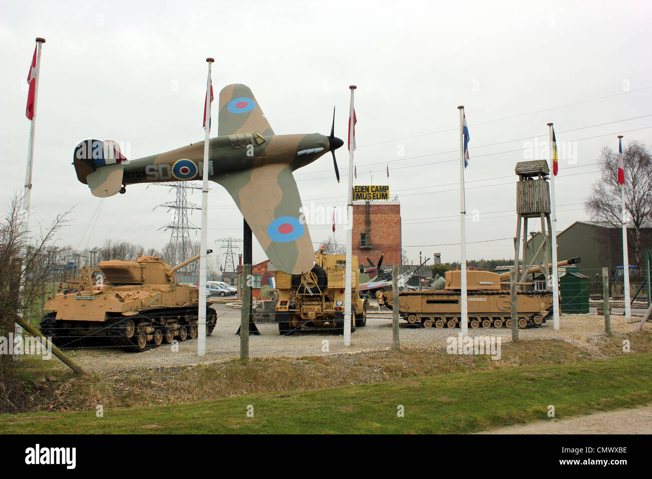 Eden Camp history theme museum, near Malton North Yorkshire Stock Photo