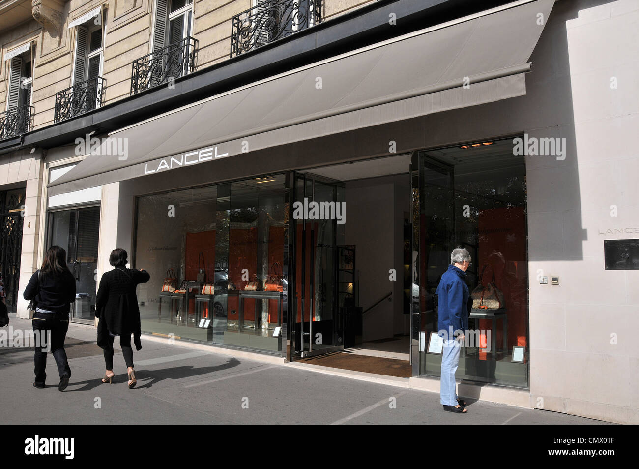 Lancel boutique Paris France Stock Photo