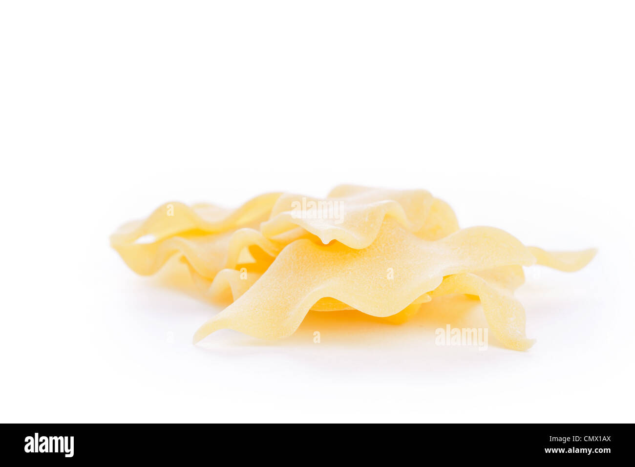 Italian pasta isolated on white background Stock Photo - Alamy