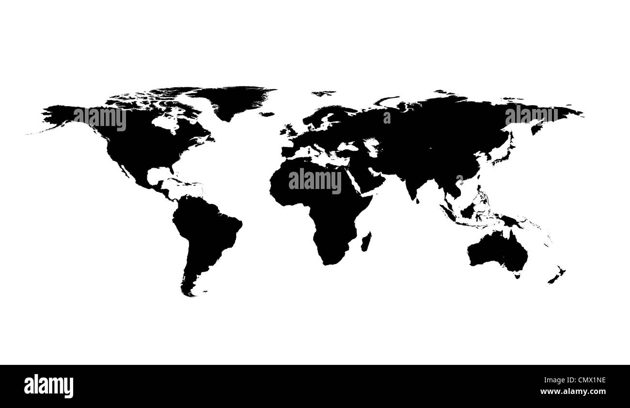 World Map Illustration Stock Photo Alamy
