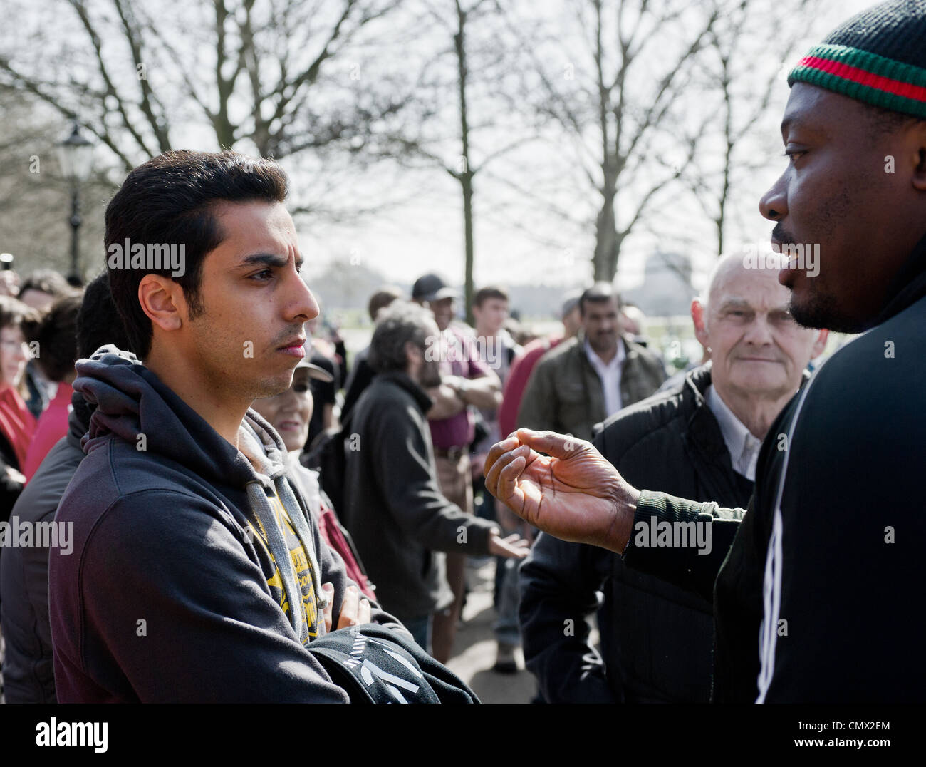 Speakers Corner at Hyde Park in London Stock Photo - Alamy