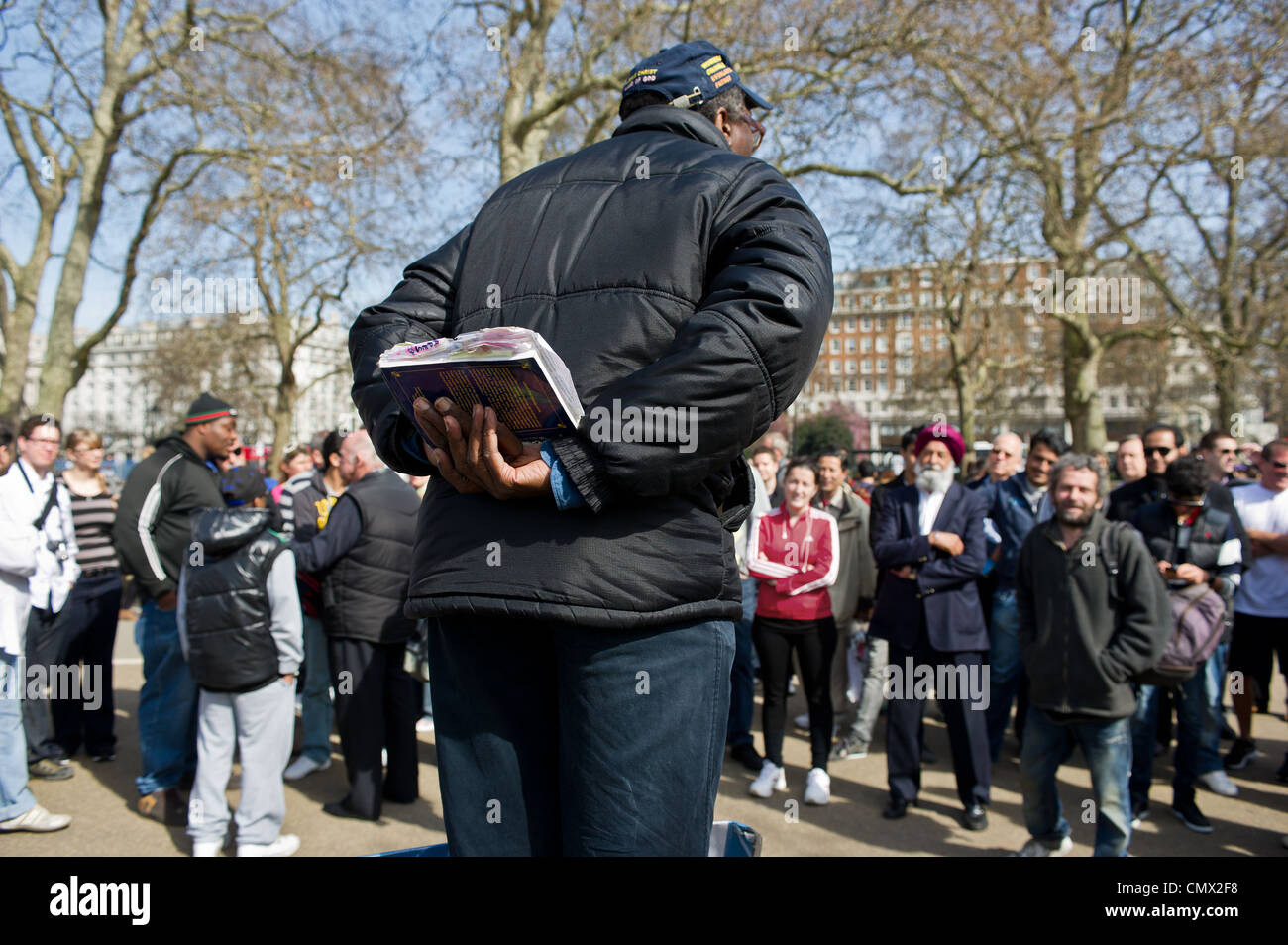 Speakers Corner at Hyde Park in London Stock Photo Alamy