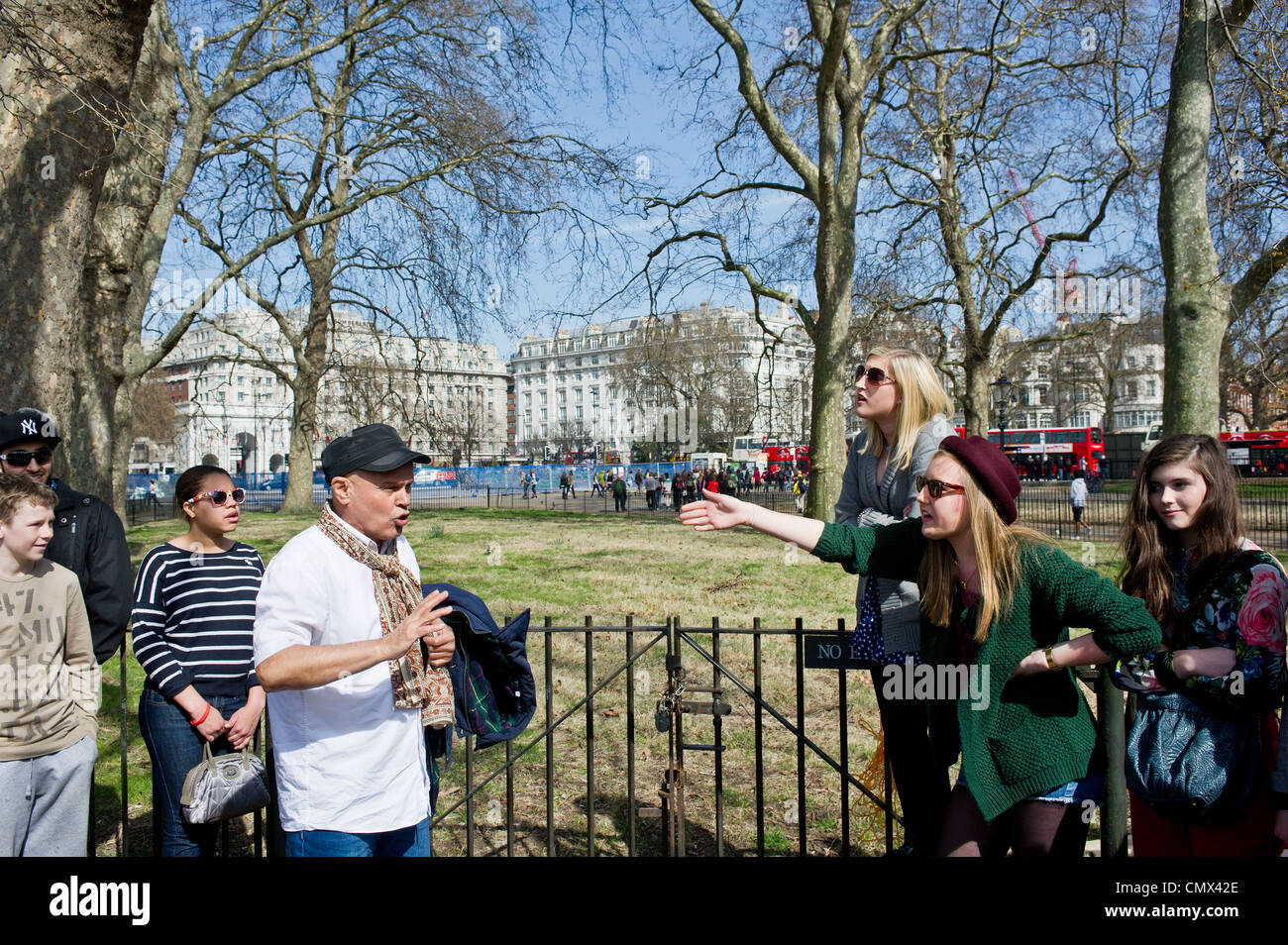 Speakers Corner at Hyde Park in London Stock Photo Alamy