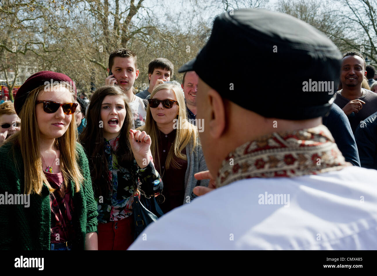 Speakers Corner at Hyde Park in London Stock Photo Alamy