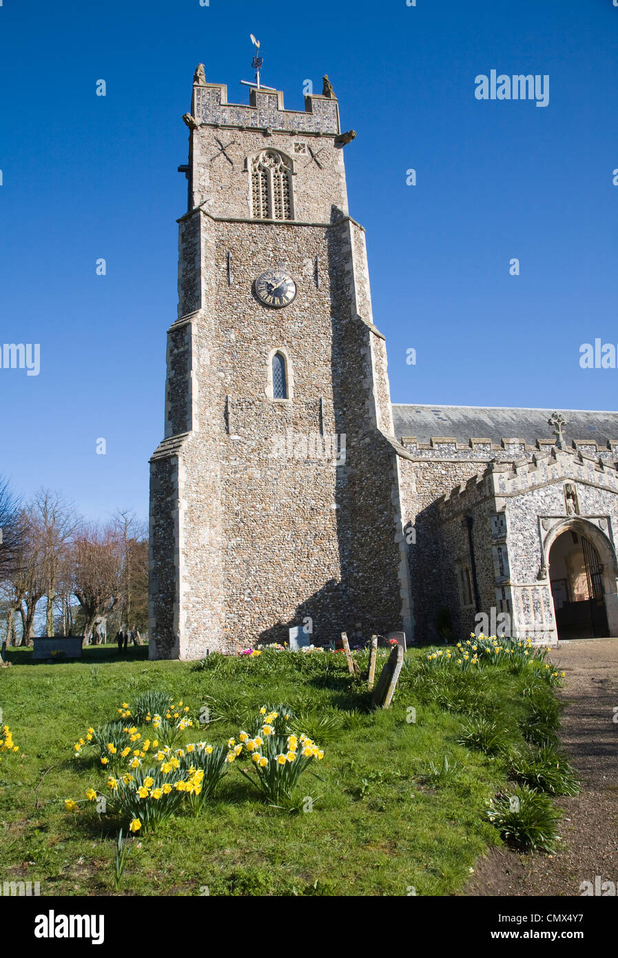 Parish church of St Mary and St Peter, Kelsale, Suffolk, England Stock Photo