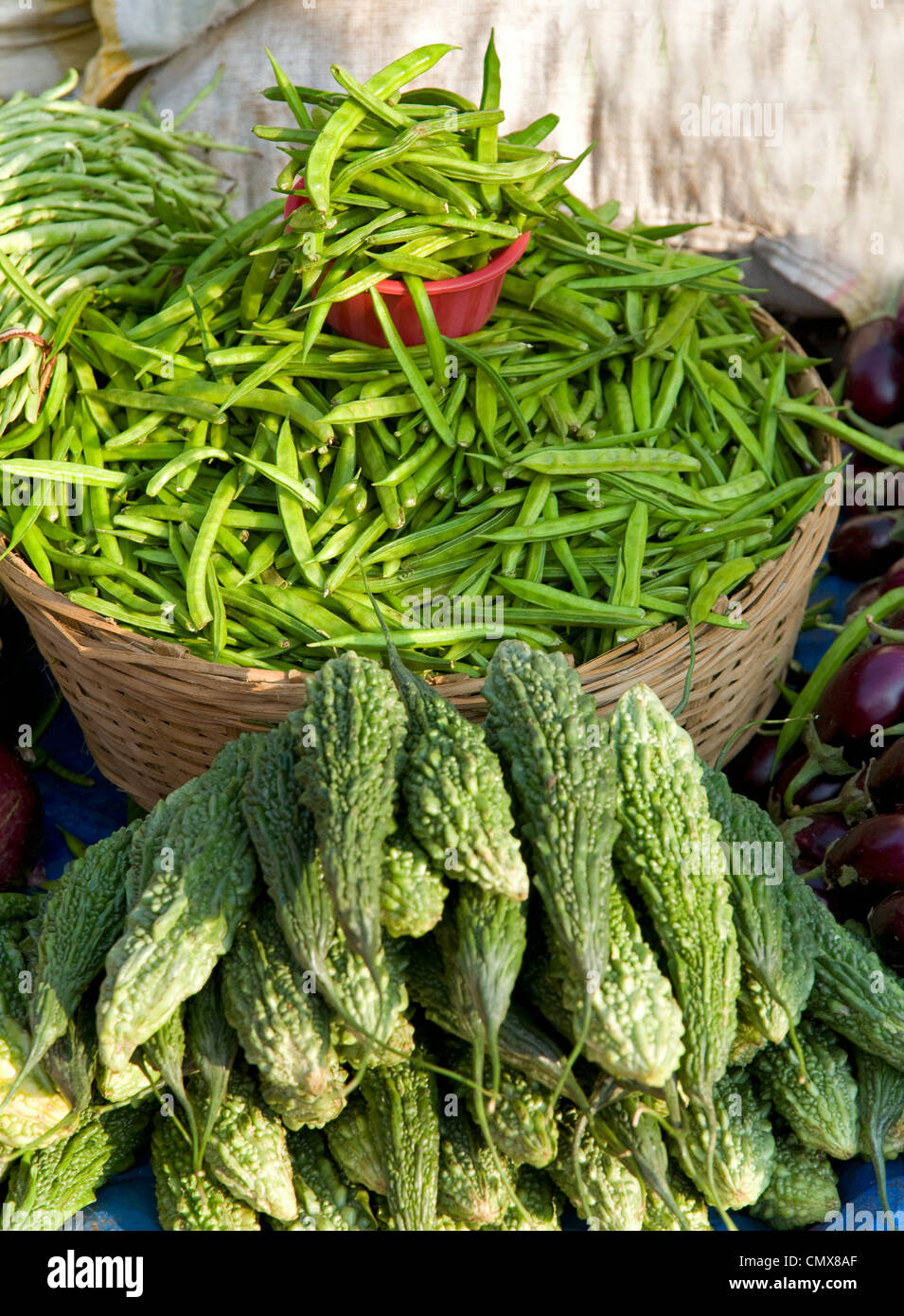 Indian food stall farmers market hires stock photography and images