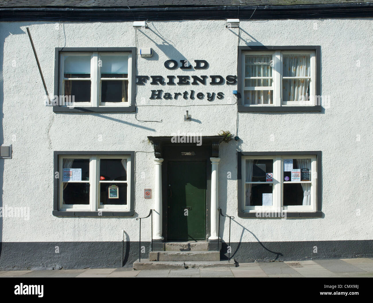 The Old Friends pub in Soutergate, Ulverston, Cumbria, England UK Stock