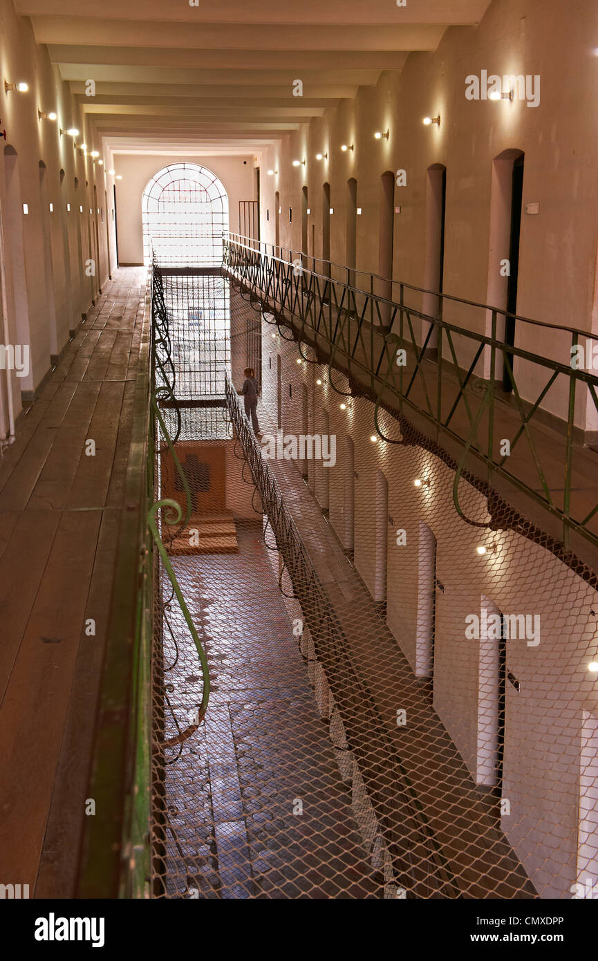 Prison cells of the Gulag Sighet prison, Maramures, Romania Stock Photo