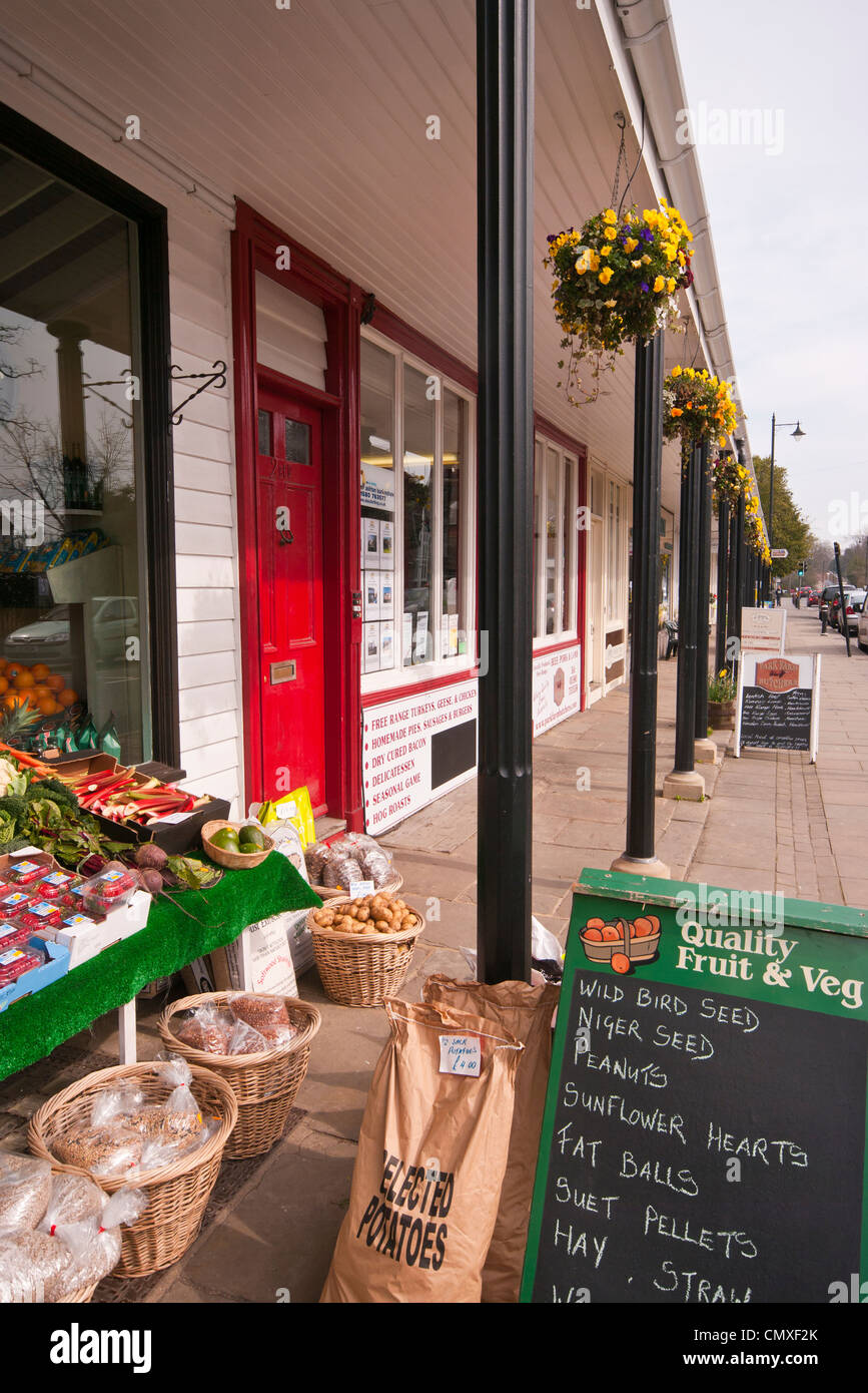 Parade Of Local Shops Hawkhurst Kent UK Stock Photo Alamy