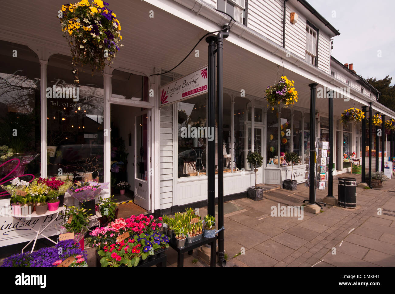 Parade Of Local Shops Hawkhurst Kent UK Stock Photo Alamy