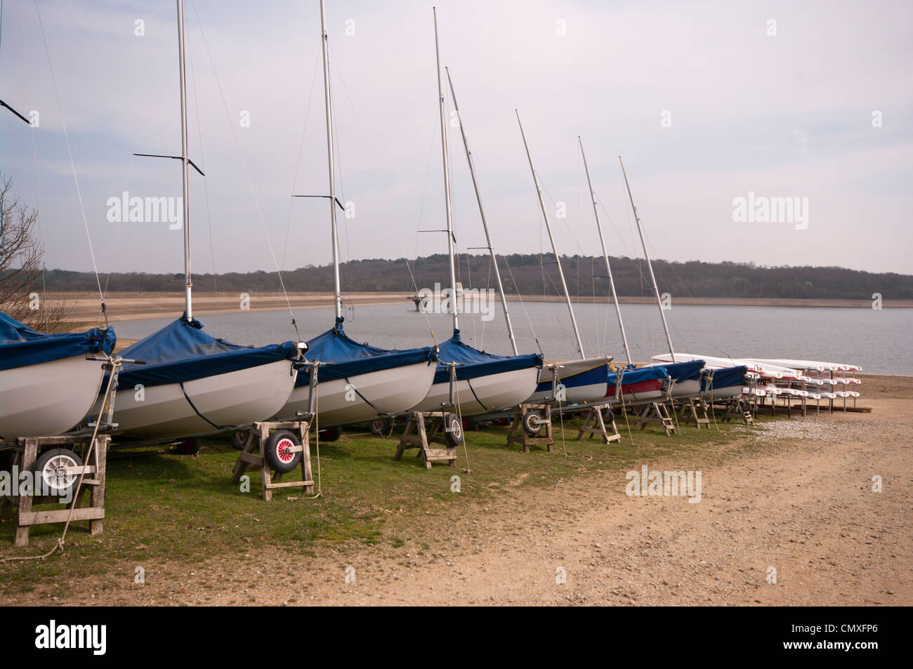 Sailing Dinghies Bewl Water Reservoir Kent UK Watersport Watersports