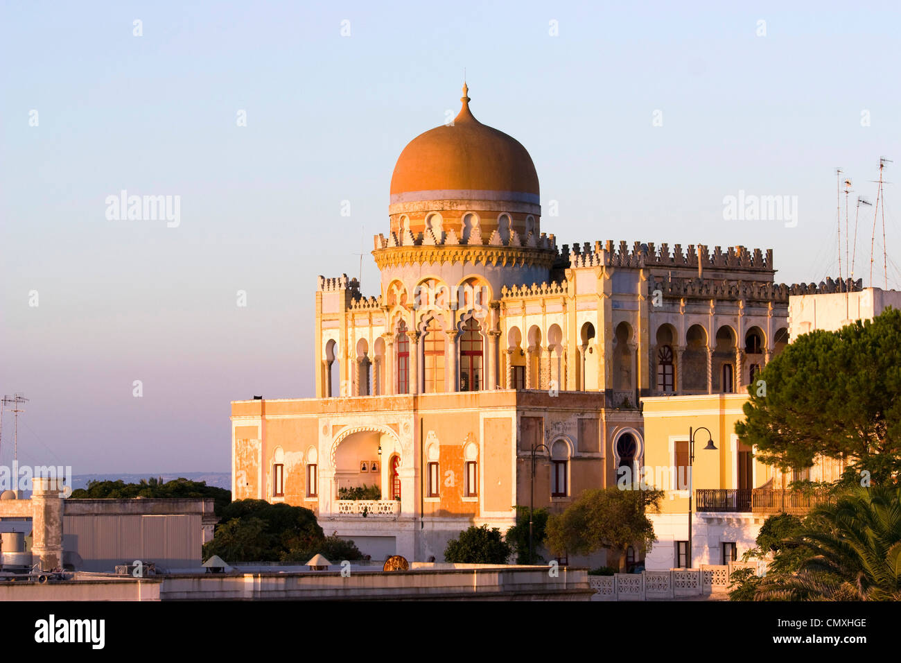 Beautiful arabic dome in the south of Italy Stock Photo Alamy